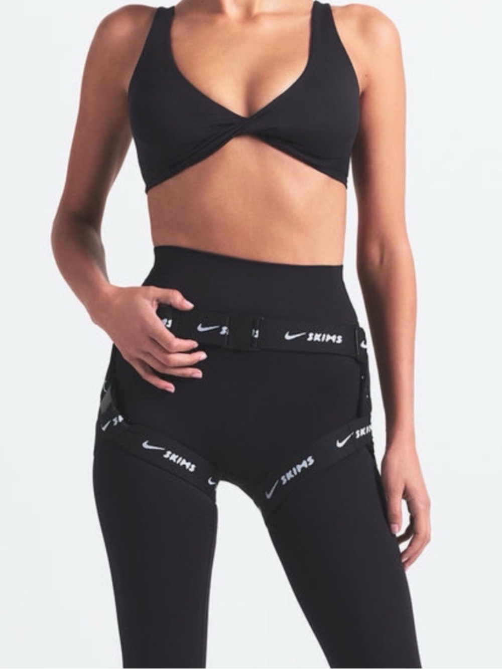 Skims x nike cross over bra